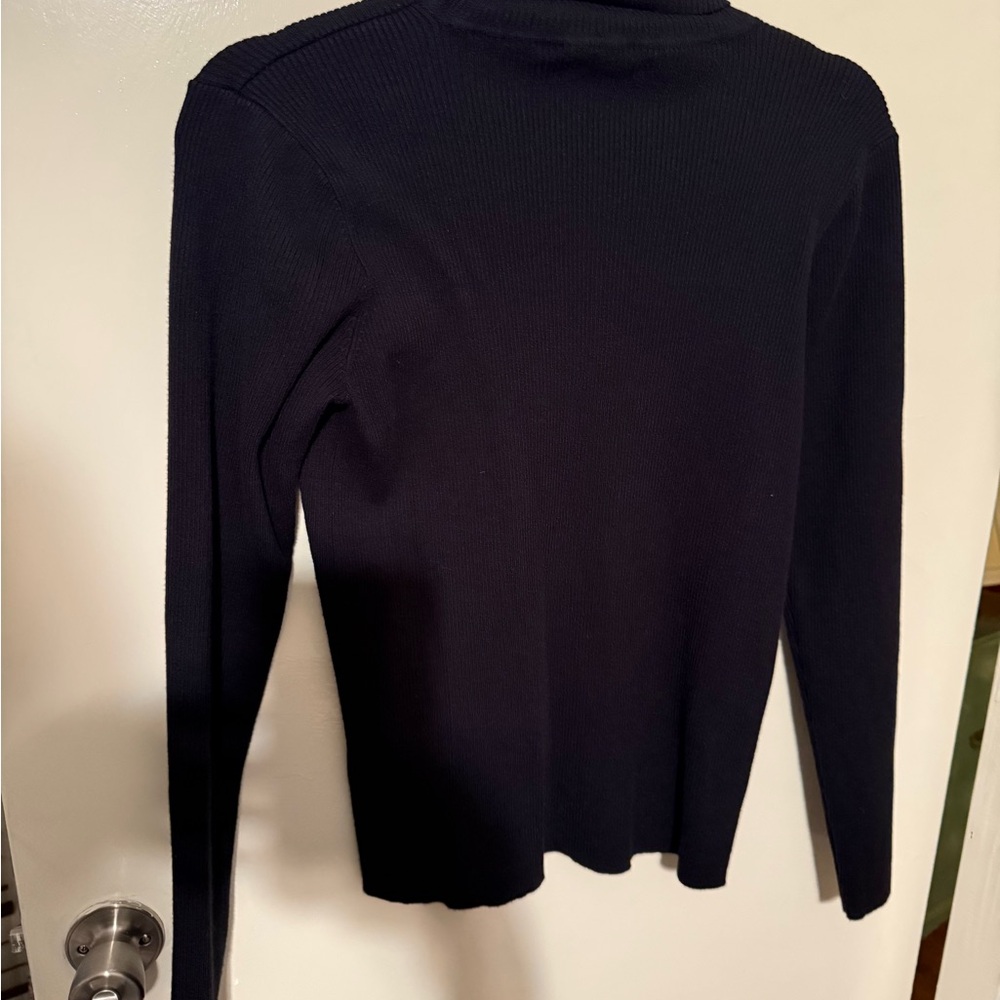 Ralph Lauren Classic Black Turtleneck Sweater - Picture 4 of 5